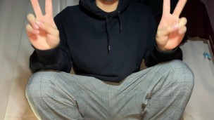 「日本人男性」アナル浣腸