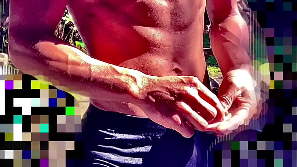 逞しい肉体、日本の消防士の乳首、痛みと快感の板挟みで涎を垂らしながらチンポをしごく変態映像…！