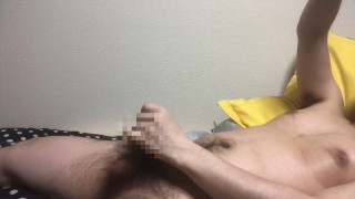 ドで全裸でちんちん触ってたら射精しちゃった